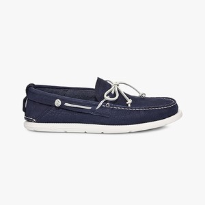 Ugg Beach Moc Slip-On Men Moccasins Navy (4032MRBDQ)